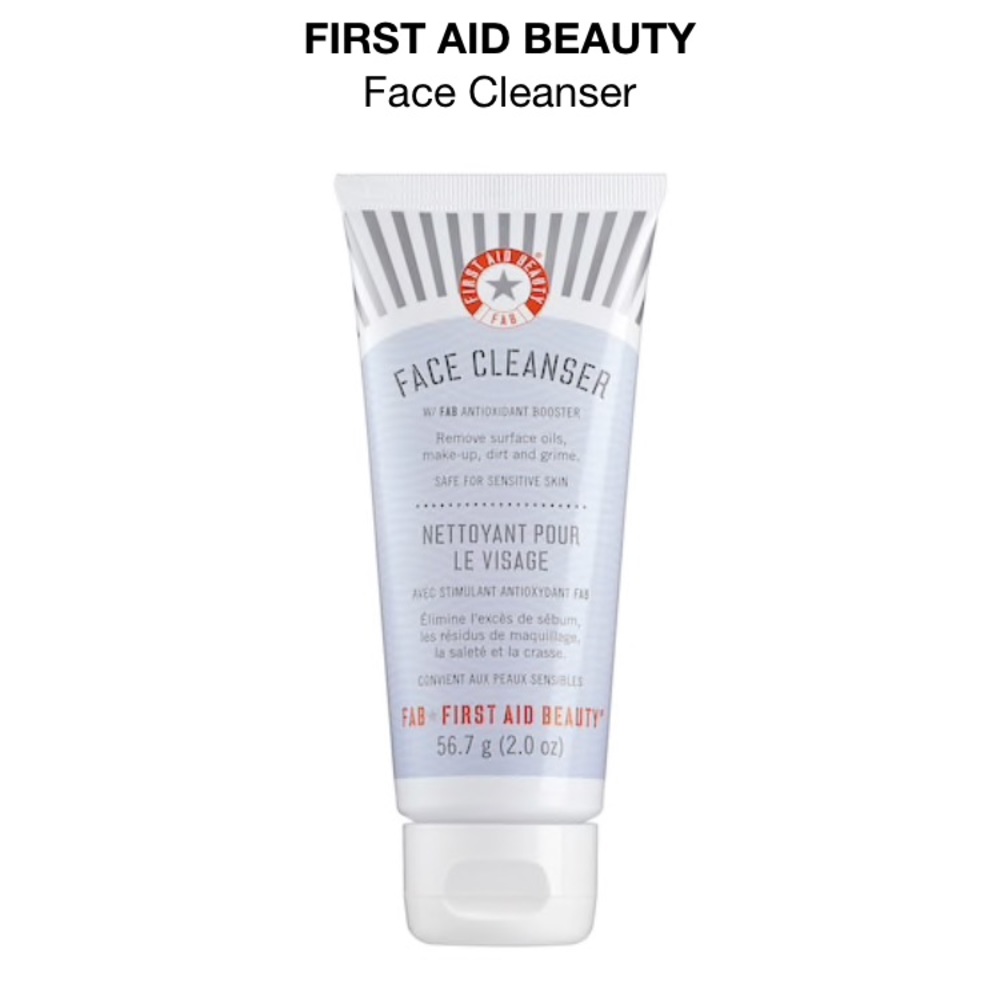 First aid beauty face cleanser